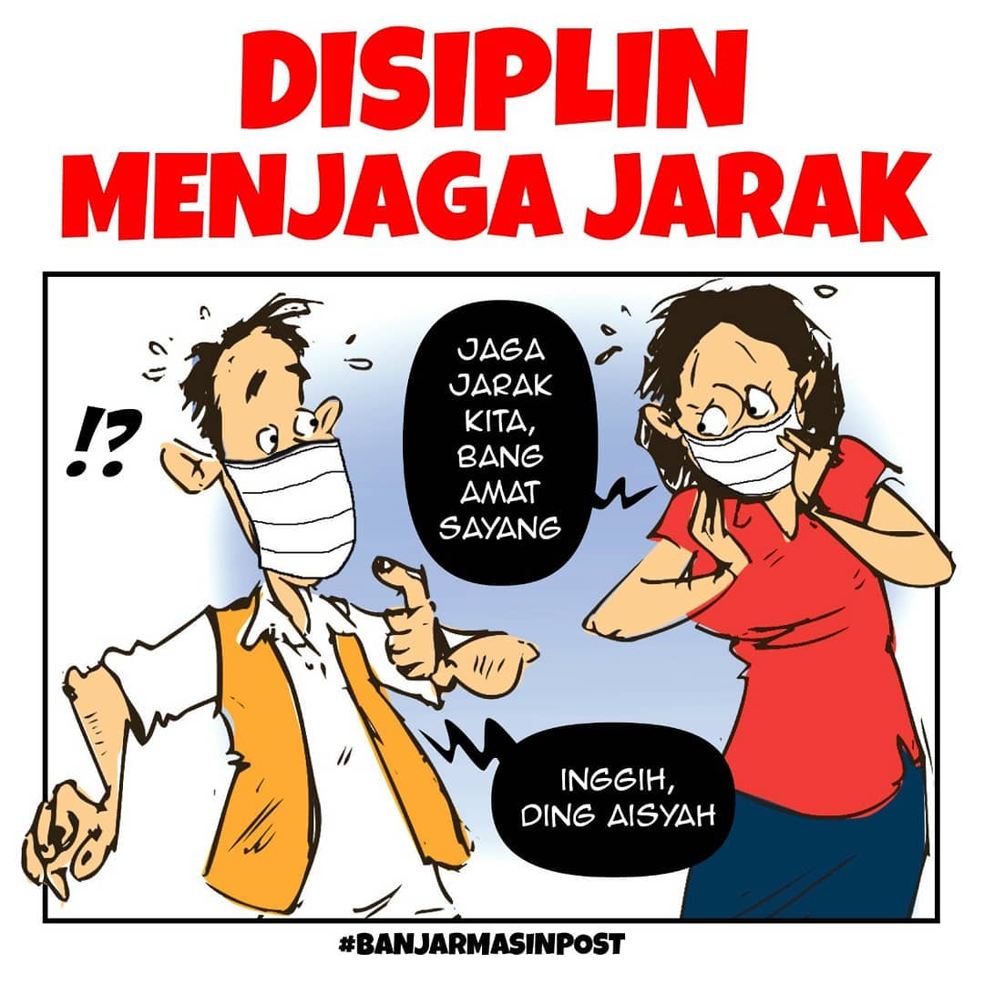 Disiplin Menjaga Jarak 1